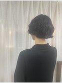 伸ばしかけ休憩パーマ