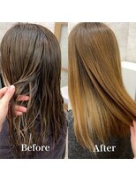 エクラートリアン 藤沢店(ECLART Lien)&nbsp;ブリーチ毛の縮毛矯正