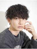 熊本メンズパーマ メンズカット ツイストスパイラル 波巻き 美容