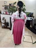 袴着付けヘアアレンジセット