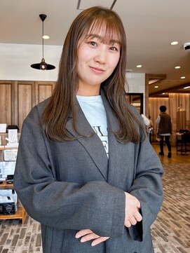 アンドファインヘアービューティー(AND FINE hair beauty) ほんのりオリーブカラー!