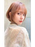 【kate 大宮】シフォンベージュ×アンニュイボブ