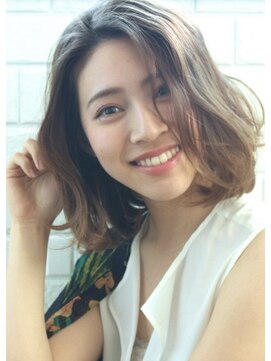 ルアウ 岡本店(LUAU) 大人褒められボブ/前髪なし/ママさん人気/ベージュカラー