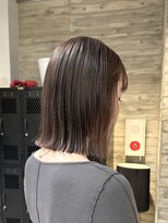 ヲタク(wotaku.)&nbsp;ミルクティーブラウンベージュカラーダブルカラーくすみカラー