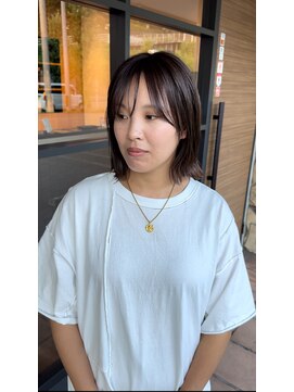 スーリール 高城店(Sourire) レイヤーボブ/ボブ/切りっぱなし/顔まわりレイヤー