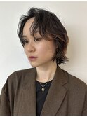 【oasisオグラ】アンニュイカールパーマ外ハネショート