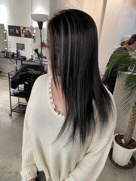 キング 高槻(K!ng) 縮毛矯正髪質改善ハイライトレイヤーカット高槻美容室エクステ