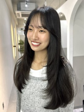 ジーナ 渋谷本店(Zina) 大人気！！韓国風ザクザクレイヤー☆【Zina渋谷宮益坂店】