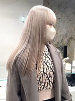 ソル ジングウマエ(SOL JINGUMAE)&nbsp;ミルクティーベージュダブルカラーグレージュカラーハイライト