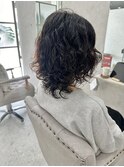 #ウルフパーマ/20代/30代/パーマ/ウルフカット