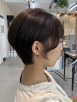 グランデュール 東静岡池田店(GRANDEUR)&nbsp;ダブルカラーミルクティーベージュカラーケアブリーチ韓国ボブ