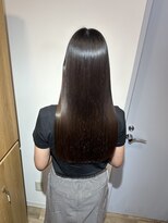 ノー バイ イオエ 西梅田(no. by ioe)&nbsp;ブリーチなしカラー/髪質改善/ミルクティーベージュ/小顔ヘア