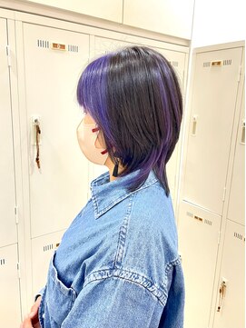 アッシュ 町田駅前通り店(Ash) 【Ash町田駅前通り店 西尾美妃】ブロックカラー