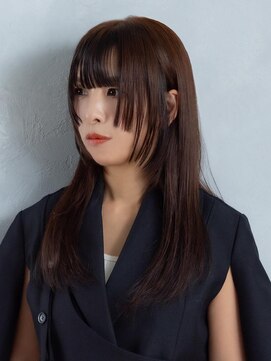 アース 新越谷店(HAIR&MAKE EARTH) 姫カット×ストレートロング