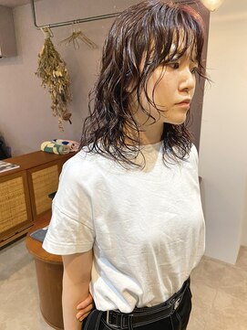 パープル(PURPLE) ウルフパーマ/パーマ/ウルフカット