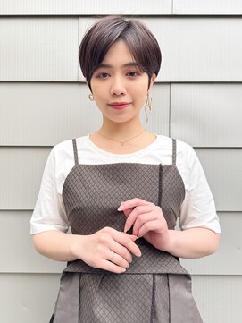 ロンド レグリーズ 立川(Lond leglise) ショート顔周りカット前髪カットミニウルフレイヤー/立川