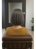 ティック 福井鯖江店(tic.)&nbsp;白髪ぼかし×脱白髪染め×アディクシーカラー