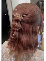 アース 恵比寿店(HAIR&MAKE EARTH)&nbsp;結婚式お呼ばれアレンジヘアー
