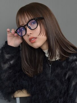 シーン(SCENE) くびれヘア/アプリコットオレンジ/ハイライトカラー/天神今泉