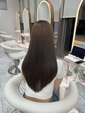 ロンドルピナス 小倉(Lond Lupinus) 黒髪カタログ/オリーブグレー/ココアベージュ/小顔に見せるヘア