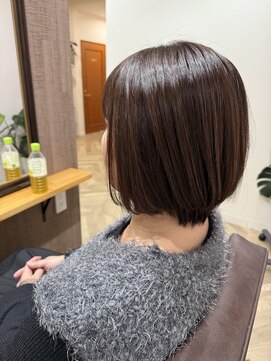 前下がりショートボブ