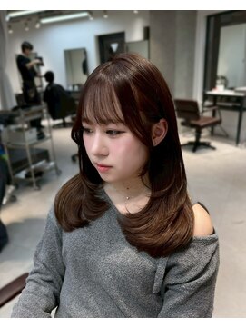 ザシェノンウメダ(THA CHAINON UMEDA) 着物ヘア/大人ガーリー/ダークアッシュ/似合わせカット/心斎橋