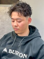 ホーミーズ 横須賀中央店(homies)&nbsp;ツイストスパイラルパーマ フェードカット メンズパーマ 20代