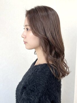 ウィールール 札幌店(WE RULE) 【小顔魅せ】グレージュ×ふんわり大人可愛い韓国風ウェーブ