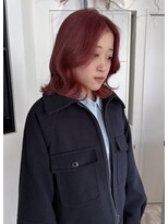 レシピ ラ クレア(recipe la couleur)&nbsp;ブリーチ一回でできるcherry  pink☆
