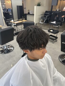 ハイパー ヨコハマ(HYPER yokohama) 韓国風シャドーパーマ【横浜/メンズ/メンズカット】