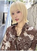 ウルフショート×ブロンド