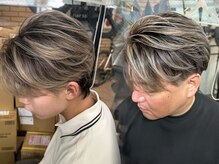 ラフ メンズサロン(LAFF)の雰囲気（透明感のミルクティーバレイヤージュで垢抜けた印象に）