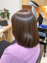 ウイ バイ ファースト 北四番丁店(u'i by first)&nbsp;まとまりの良いナチュラルボブスタイル