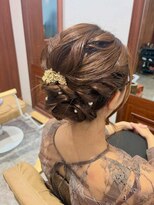 グラフィーサッポロ(Graphy sapporo) お呼ばれヘアセット×編み込みふんわりシニヨン