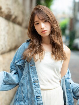 オーガスト ヘア ネイル(AUGUST hair nail) 石原さとみ風　フォギーベージュ アンニュイウエーブ