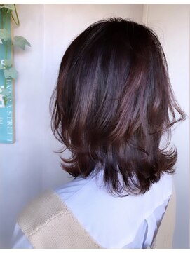 アイリー ゲート ヘア ステージ(I-RIE GATE HAIR STAGE) wolf cut × violet pink