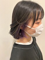 ラララ(LaLaLa)&nbsp;LaLaLa♪パープルインナーカラー