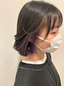 ラララ(LaLaLa) LaLaLa♪パープルインナーカラー