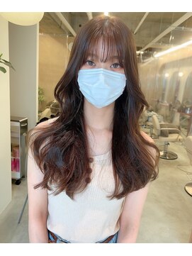 テオ(Theo) シースルーバング/シースルー前髪/韓国ヘア/ヨシンモリヘア