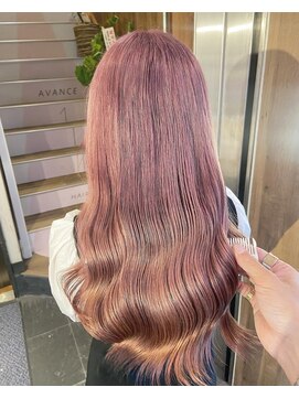 アヴァンス 天王寺店(AVANCE.) 艶感のあるカラー×韓国×ピンク