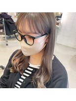 ヘアーメイクチック(HAIR MAKE CHiC) ふんわりベージュベージュカラーダブルカラー透明感カラー