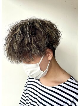 ナチュラル ヘアーデザイニング(Natural hair designing) ☆新井スタイル 相性抜群ツイスパとハイライトで細かい動きを♪