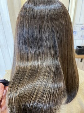 コージー リゾート バイ アンツ 茅ヶ崎駅前店(cozy resort by ANT'S) くびれヘア/アプリコットオレンジ/ハイライトカラー/茅ケ崎