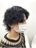 メンズウルフ☆波打ちツイスパ