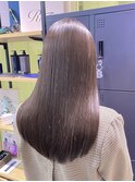 髪質改善ストリートメント×くすみベージュ
