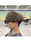 【平岡将太郎指名】ミルクティーベージュ×波巻きパーマ