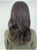 ロング/透明感/モカベージュ