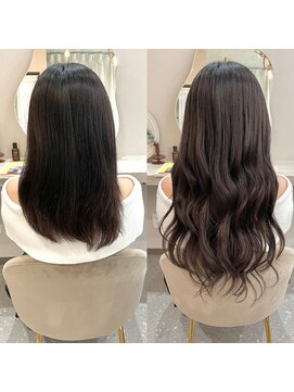 ミラ(Mila) 最高級人毛100%シールエクステ♪馴染ませカット！