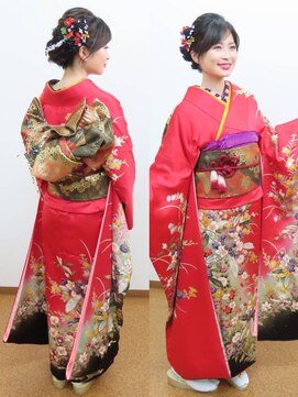 グラーフ(gra:f) お着付け＋アップ＋メイク