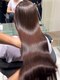 ヘアメイク アース 浜松市野店(HAIR & MAKE EARTH)の写真/極上ストレート剤でまっすぐになりすぎない自然な艶髪へ♪毛先まで潤う仕上がりで思わず触れたくなる
